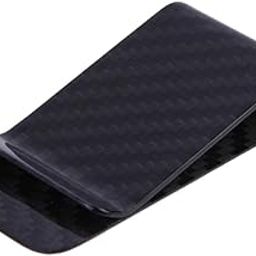 MENT Slim Carbon Fiber Money Clip Matte Black Credit Card Holder Wallet Organizer-image-65