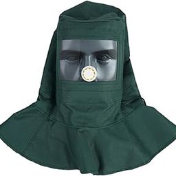 TRENDYNEST Sandblasting Hood Breathable Face Protective Sand Blasting Hood Cap PVC Lens-image-31