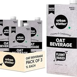 Urban Platter Oat Beverage, 1L (Pack of 3) (OatWOW | Plant Based | Barista Grade | Daily Pantry Essential | Creamy and Delicious)-28