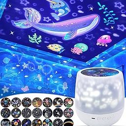 Star Projector, Night Lights for Kids, Multifunctional Star Projector Lamp, 15 Sets of Films, Planetarium Light Boys and Girls with 360° Rotating, Birthday, Christmas Gifts, Room Decor-7