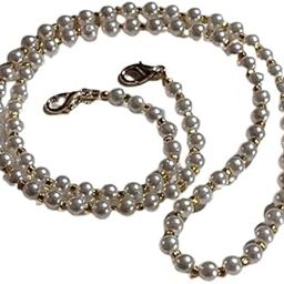Mask Chain Face Mask Holder Chain Freshwater Pearl Eyeglasses Chain Sunglasses Chain for Women Girls Men-image-46