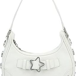Worldcare® Shoulder Bag Purse for Women Phone Wallet Purse Zipper Closure Tote Hobo Bag White-image-47