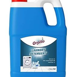 ORPITO Liquid Detergent, Suitable for top load & front load Detergent for Machine and Hand Wash, Eco friendly, Natural liquid detergent for all type of clothes- 5 Liters-image-66