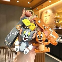 Cartoon Characters Keychain for Girls Boys, Cute Silicon Keychains Accessories Keyring Key Purse Backpack Car Charms for Kids Gifts-30