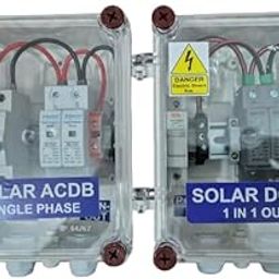 Genaric Solar ACDB Box Single Phase 32A, Sibass320V SPD With + DCDB 1 in 1 Out 600V Sibass SPD (1Ph 32A Combo CS)-7
