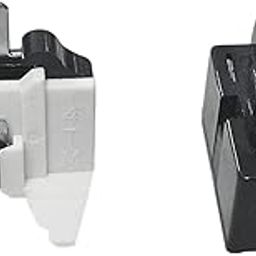 1 Pcs QP-02-4.7 PTC Refrigerator Start Relay 1 Pin Coolers Compressor Starter with 1pcs Refrigerator Overload Protector 1/2HP, （TWAITU）.-picture-3