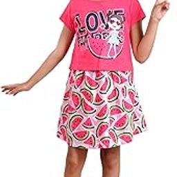 Clothe Funn Girls Full Sleeve Floral Printed Frock-image-2