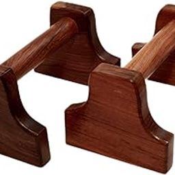 TGA Wooden Pushup Bar Handstand Gym Equipment Collectible-16