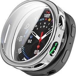OBOE TPU 40mm Screen Protector Case Compatible with Samsung Galaxy Watch 8 40mm (G-Silver) [WATCH NOT INCLUDED]-image-66