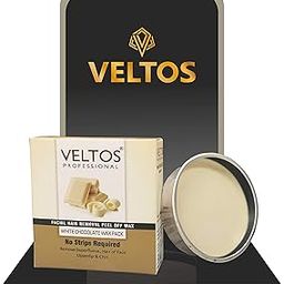 VELTOS Women Professional White Chocolate Facial Peel Off Katori Wax 80Gm For Face Wax-image-46