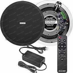 DULCET DC-CS8X-BT Black 8 inch 20W Full Range Active Bluetooth Ceiling Speaker with inbuilt Amplifier-Supports Upto 3 Passive Ceiling Speakers (Passive Speakers to be Purchased Separately)-3