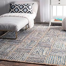 Jute Square (5x8 feet Large Carpet) Rugs, Natural Fibres, Braided Reversible Jute Carpet for Living Room Dining Room, Area Rugs, Floor, Office, Hall-image-60