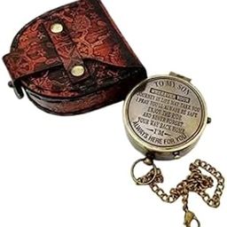 Engraved Brass Compass Gift to My Son/Nautical Gift for Son from Dad/Gift, Best Compass for Hiking & Travelling, Best Gift for Your Loved One-image-45
