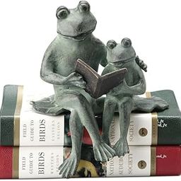 Parent And Kid Reading Frog Shelf Sitter-image-77