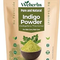 Weherbs Natural Indigo Leaves Powder (100 Grams / 3.05 oz) for Natural Hair Colouring, Hair Colorant Black/Brown Hair & Beard Dye/Color, Avuri Leaves Powder, Neela Amari, Neel Patti, No Ammonia-image-15