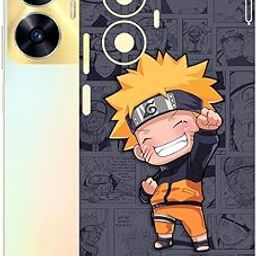 AtOdds - REALME C55 Mobile Back Skin Sticker - Lamination - Rear Screen Guard Protector Film Wrap (Coverage - Back+Camera+Sides) (Design - Naruto)-picture-30