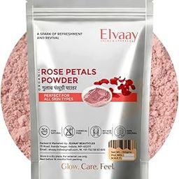 Elvaay Herbal Rose Petals Gulab Pankhudi Powder, मृत त्वचा को हटाकर सुकोमल त्वचा एवं ताज़गी देने वाला प्राकृतिक बॉडी स्क्रब, 100g-image-68
