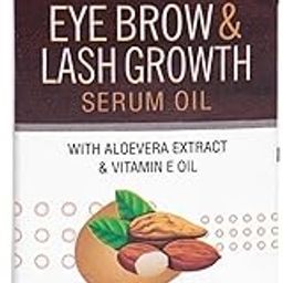 Eye Brow & Lash Growth Serum Oil | With Aloevera Extract & Vitamin E Oil | Fuller, Thicker Eyebrows, Brow Growth 10ml-picture-11