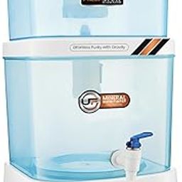 AquaDart Gravity Water Filter | 20 Liter Top Water Purifier | Chemical Free, Electricity Free | Water Filter for Home, Kitchen & Camping (White & Blue)-image-94