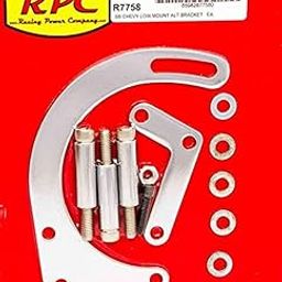 Racing Power Company R7758 Chrome Low Mount Alternator Bracket for Small Block Chevy-17