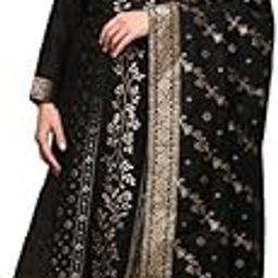Women's Chanderi Ethnic Motifs Woven Design Straight Kurta Pant With Dupatta With Cotton Inner-image-54