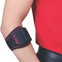 Dr.Ortho Tennis Elbow Support for Gym, Support Band with Compression Pad and Elbow Strap Wrap for Golfers, Tennis Elbow, Badminton, Cricket & Sports - For Men & Women-20