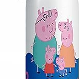 LAMX Peppa Pig Sipper Peppa Pig Water bottle For Boys Girls School Water bottle Printed Siper 600ml Pack of 1(AW)-image-57