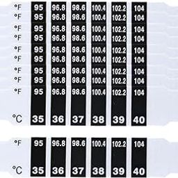 bnf® Temperature Patch Bendable Forehead Universal for Indoor Outdoor Teen 10Pcs|Baby | Baby Safety & Health |Baby Thermometers|5 Temperature Sticker with Manual-image-38