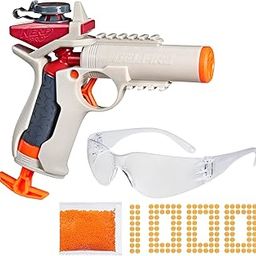 Nerf Pro Gelfire Ignitor Blaster, 1000 Gelfire Rounds, 60 Round Capacity, T-Pull Priming, Up to 150 FPS, Eyewear, Gifts for Teens Ages 14+-25