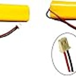 Battery Hawk (2 pack) ELBB003 Lithonia ELB-B003 Unitech BAT9.6V700 9.6v 900mAh Exit Sign Emergency Light NiCad Battery Replacement ELB-B004 ELBB004 OSI OSA228 DANTONA CUSTOM-306-U BCN800-8BWP-CE005 EL-8