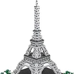Kawaii Kart | Architectural Wonders Eiffel Tower Monument Building Blocks Set 3000+ Pieces | Architecture Educational Construction Learning Brick STEM DIY Collectible Toy-5