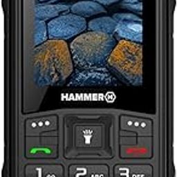 Hammer H Basalt Outdoor Mobile Phone Contract Free, 2.4 Inch Colour Display, Robust, Mega Battery 1800 mAh, Waterproof (IP68), Shockproof, Construction Site Mobile Phone Buttons, Flashlight, Dual SIM,-image-21