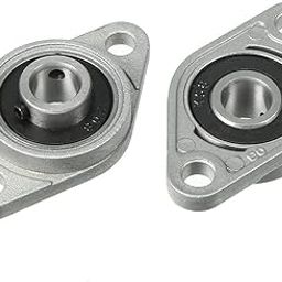 SWASTIK JNS BEARINGS - 8mm Pillow Block Bearing, Zinc Alloy Insert, Rhombic Linear Shaft Support, CNC Part (2 pcs)-image-81