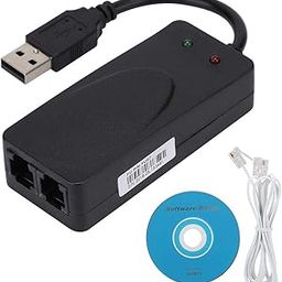 V BESTLIFE Dual Ports USB2.0 56K Voice Fax Data External V.90 V.92 Modem for Win 7/Win 8/Win 10/Win XP, Support Auto-Dial/Tone and Pulse Dialing/Auto Answer-image-10