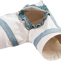 The Style SutraHamster Hideout Portable Habitat Guinea Pig Tunnel for Small Pets Ferret Rat S Blue|Pet Supplies | Small Animal Supplies | Exercise & Toys-image-23