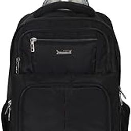 Turtle Trolley Backpack | Laptop Roller Case, Soft Bag | Luggage for Travel with 4 Wheels | Black Spinner Bag with 1 Main Compartments - Suitcase/Carry-on for Men & Women - 6 Pockets-image-29
