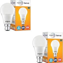 wipro Garnet 9W LED Bulb for Home & Office |Cool Day White (6500K) | B22 Base|220 degree Light coverage |4Kv Surge Protection |400V High Voltage Protection |Energy Efficient | Pack of 2-image-98
