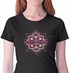 The Space to Grow Round Neck Cotton Half Sleeved Woment-Shirt with Printed Graphics-image-21