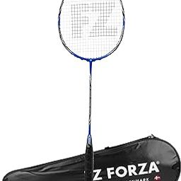FZ Forza Power 988 Medium Strung Attacking Badminton Racket (Blue/Gray) with Racket Cover - 3U (85-89g), G5 Grip, 40T CNT U-HM Frame, Medium Flex, Head Heavy, 22-28 lbs Tension-image-74