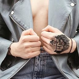 Temporary Tattoowala Lion Tattoo Temporary Tattoo Stickers For Male And Female Fake Tattoo Waterproof Tattoo body Art-image-34