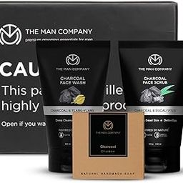 The Man Company Charcoal Face Care Kit with Charcoal Soap Bar, Face Wash, and Face Scrub for Men | Gift Set For Him-6