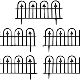 5 Pieces Garden Edging Border Edging for Flower Bed Flower Lawn Edge Garden-image-50