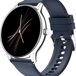 Noise Twist Go Smart Watch 1.39" Display, TruSyncᵀᴹ BT Calling, Glossy Metal Finish, 150+ Watch Faces, IP68, Sleep Tracking, 100+ Sports Modes, Smart Watch for Men and Women (Silver Blue)-image-23