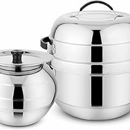 Prabha Stainless Steel Thermal Rice Cooker - Fast Heating, 1.5Kg Capacity, Durable Design - 2-Year Warranty-picture-31