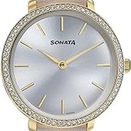 Wedding Edit Quartz Analog Silver Dial Stainless Steel Strap Watch for Women-picture-28