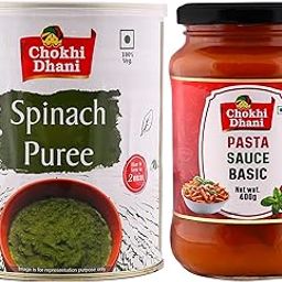 Chokhi Dhani Spinach Puree 800g, Pasta Sauce Basic 400g | Combo Pack 1.2 Kg-image-27
