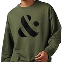 Printed Oversized Sweatshirts for Men | Winter Sweatshirts Loose Fit Casual Pullover Sweatshirts Men Stylish | Soft Cotton Blend Long Sleeve Crewneck-picture-7