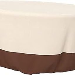 ARTISOUL® Patio Round Table Cover Dustproof Outdoor Furniture Cover For Lawn Cafe Yard | Yard Garden & Outdoor Living | Patio & Garden Furniture | Outdoor Furniture Covers-image-60
