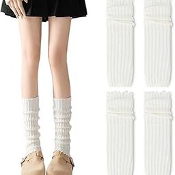 Leg Warmers, Long Socks for Women, Aesthetic Clothes, Warm and Comfortable Leg Warmers for Winter, Korean Outfits for Women, Y2K Accessories, School Socks for Girls, 2 Pairs-image-77