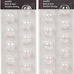 Oticon 6MM Double Vent Replacement Domes (20 Domes)-image-90
